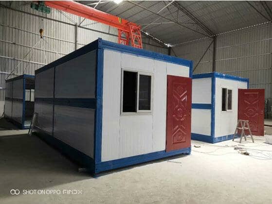 拉萨达孜区折叠集装箱活动房案例